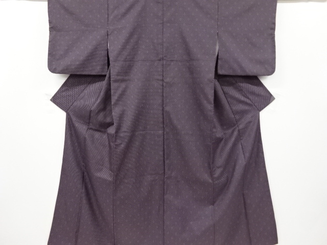 JAPANESE KIMONO / WOVEN SQUARE & CROSS KASURI PATTERN